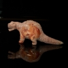 Precious Fire Opal Dinosaur Carving