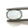 Natural Beryl Aquamarine 3.35 Carat Modified Emerald Brilliant Gemstone